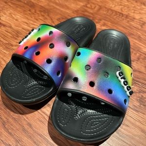 Crocs Slides Tie Dye 8 MEN/ 10 WOMEN